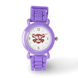 Montre Crâne coloré et drôle