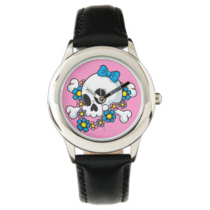 Montre Crâne d'alimentation des fleurs