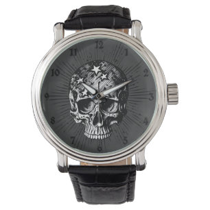 Montre Crâne et étoiles III