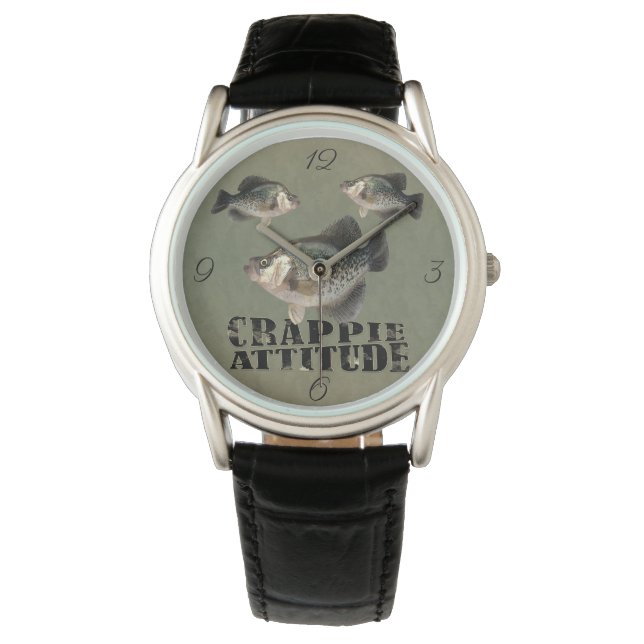 Montre Crappie Attitude Funky Fishing Watch (devant)