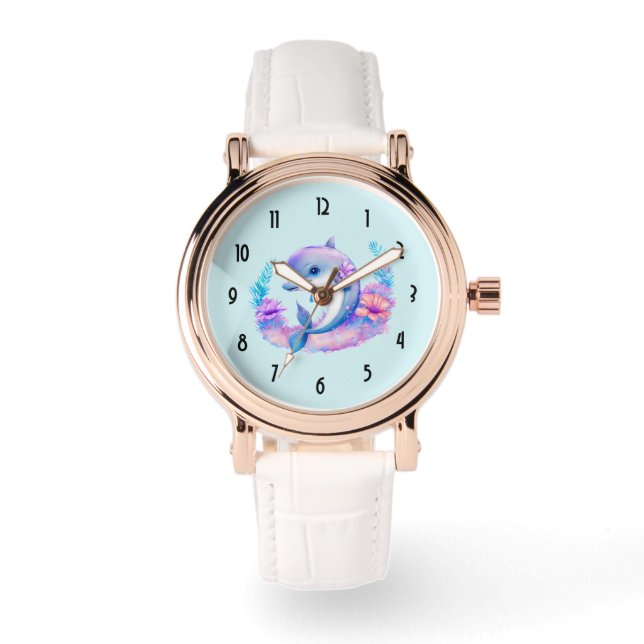 Montre Créature Mer Dauphin Cute (Recto)