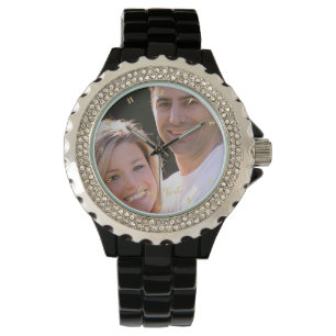 Montre Créer une photo personnalisée femme Rhinestone Bra
