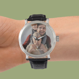 Montre Créez votre propre cadeau de conservation de texte