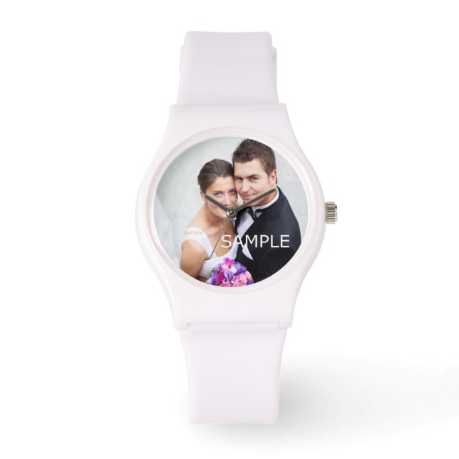 Montre Créez votre propre photo de mariage personnalisée (Recto)