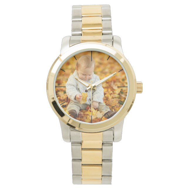 Montre Créez votre propre photo personnalisée (devant)