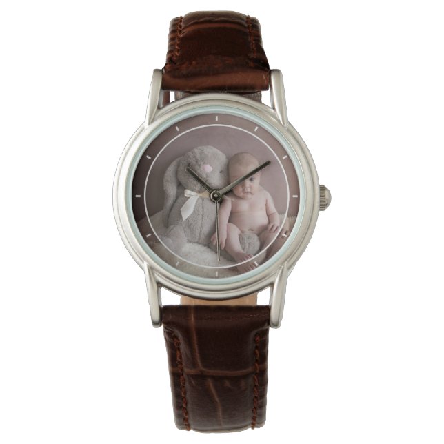 Montre Créez votre propre photo personnalisée de famille  (devant)