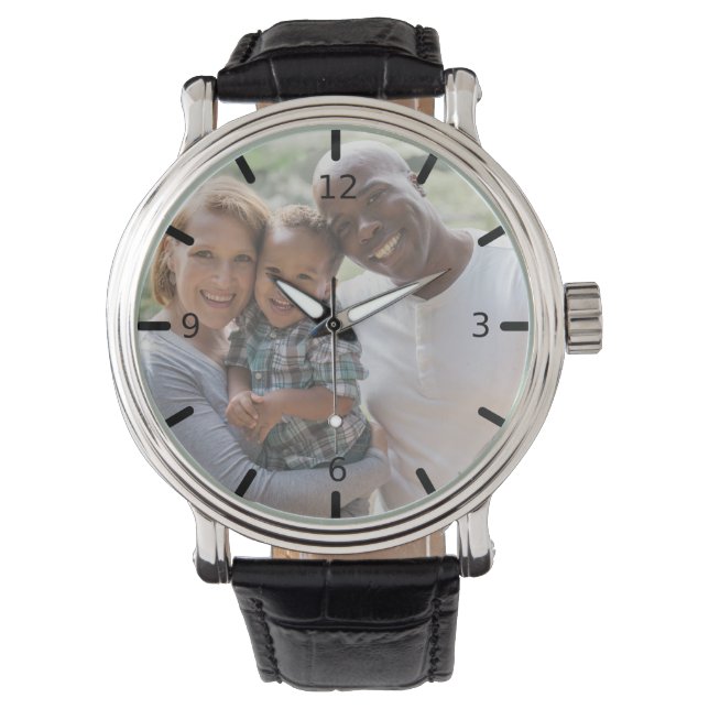 Montre Créez votre propre photo personnalisée mémorable (devant)