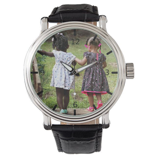 Montre Créez votre propre photo personnalisée mémorable (devant)