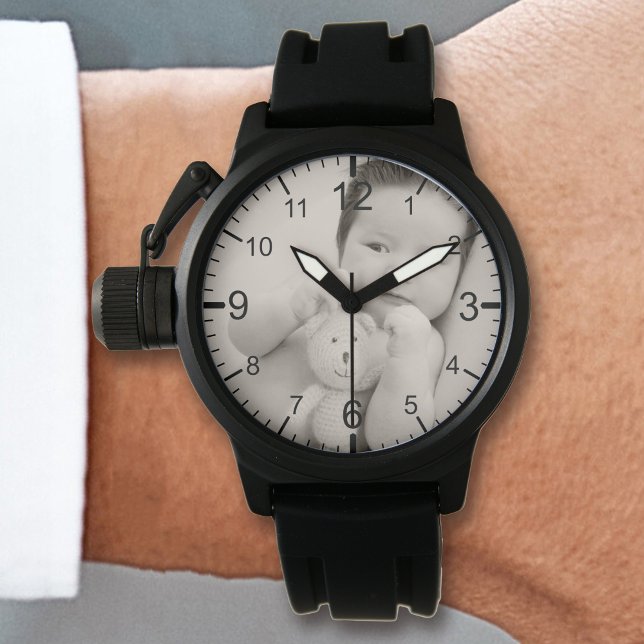 Montre Créez votre propre photo personnalisée moderne (Créateur téléchargé)