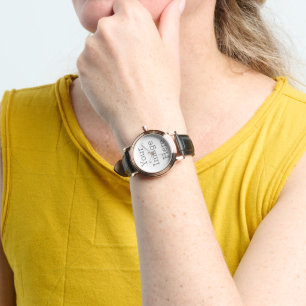 Montre Créez votre propre Rose Gold Vintage Watch pour fe