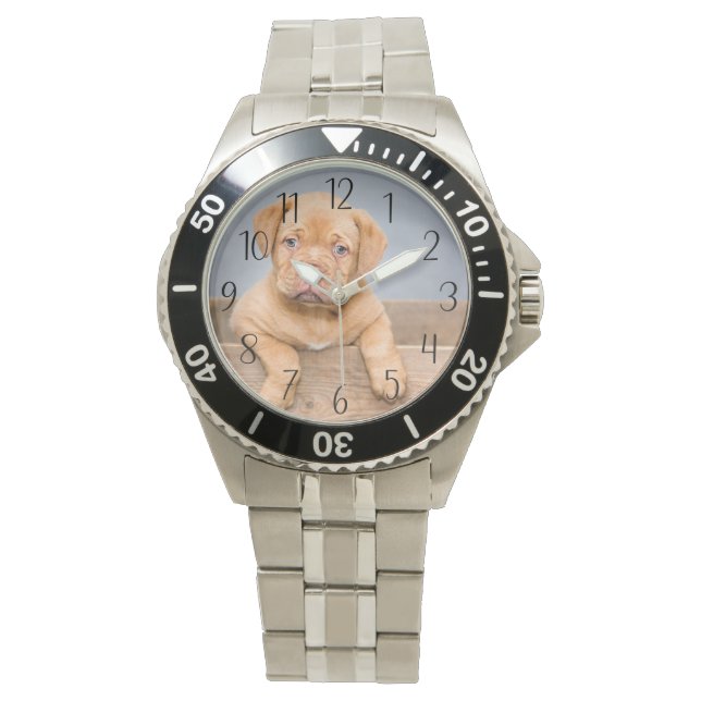 Montre Créez votre propre surveillance photo personnalisé (devant)