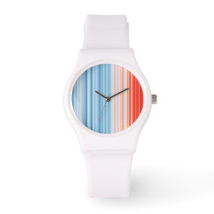 Montre Crise climatique Bandes de réchauffement
