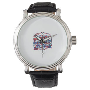Montre Croatie Football 2026 Football Gras Typographie Pa