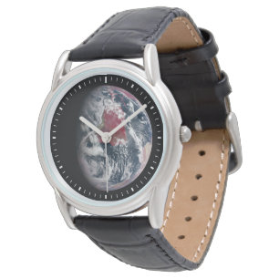 Montre Croissance plante Sur La Planète Terre.