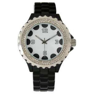 Montre Croissant couleur - Noir et Blanc v2