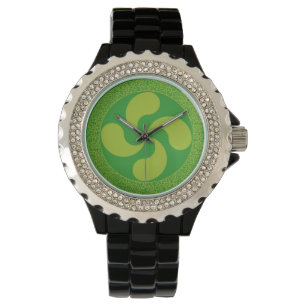 Montre Croix basque élégante et élégante : Lauburu,
