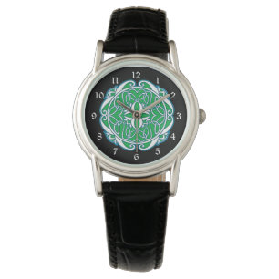 Montre Croix céleste noire blanche verte