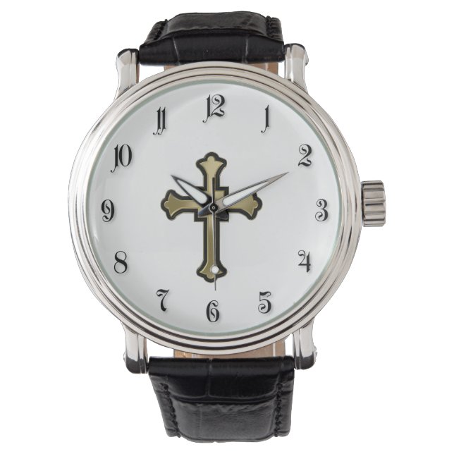 Montre Croix chrétienne (devant)