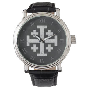 Montre Croix chrétienne de Croisé Templier de Jérusalem C