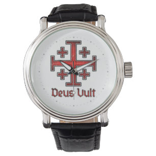 Montre Croix chrétienne de Croisé Templier de Jérusalem C