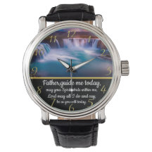 Croix de la foi chrétienne d'or avec le Père, guid