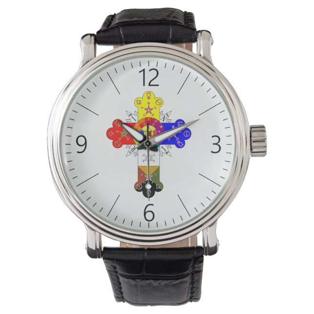 Montre Croix franc-maçonnique (devant)