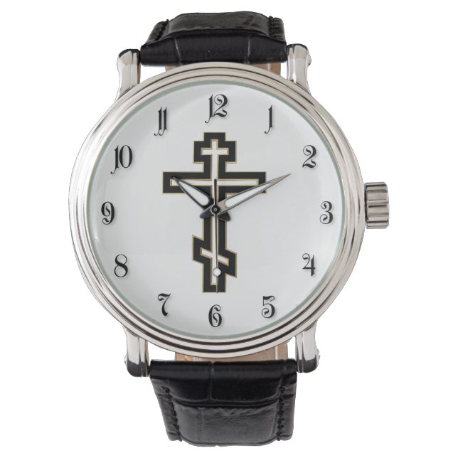 Montre Croix orthodoxe russe (devant)