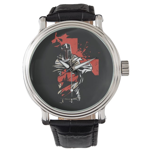Montre Croix-Rouge Saint George Christian Crusader (devant)