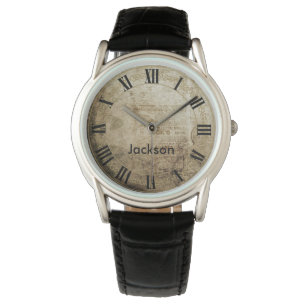 Montre Cru fait sur commande avec les chiffres romains