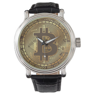 Montre Cryptomonnaie Bitcoin