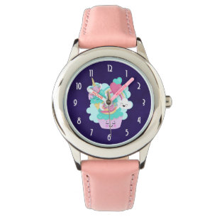 Montre Cupcake mignonne et crème glacée joyeuse