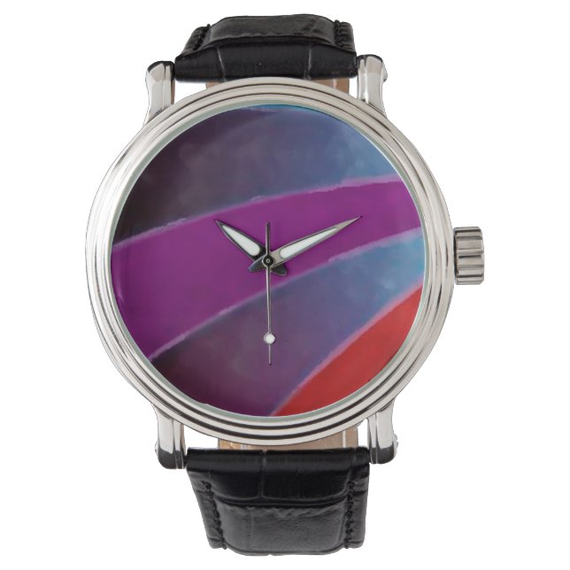 Montre Custom horloge blue (devant)