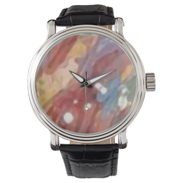 Montre Custom horloge pink (devant)