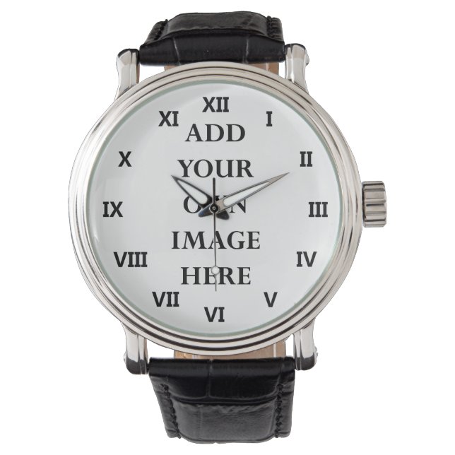 Montre customisez vos chiffres romains regardez paysage (devant)
