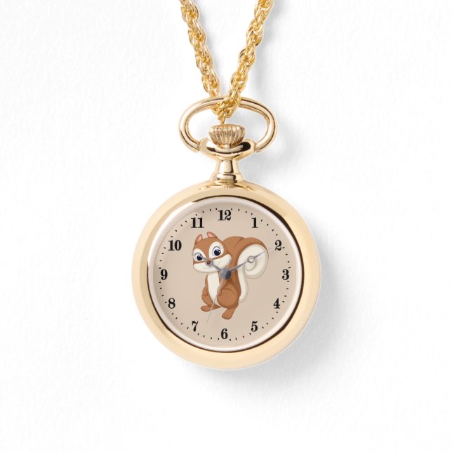 Montre Cute Amateurs d'écureuil animal Watch (Recto)