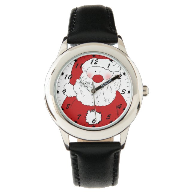 Montre Cute Blushing Père Noël (devant)