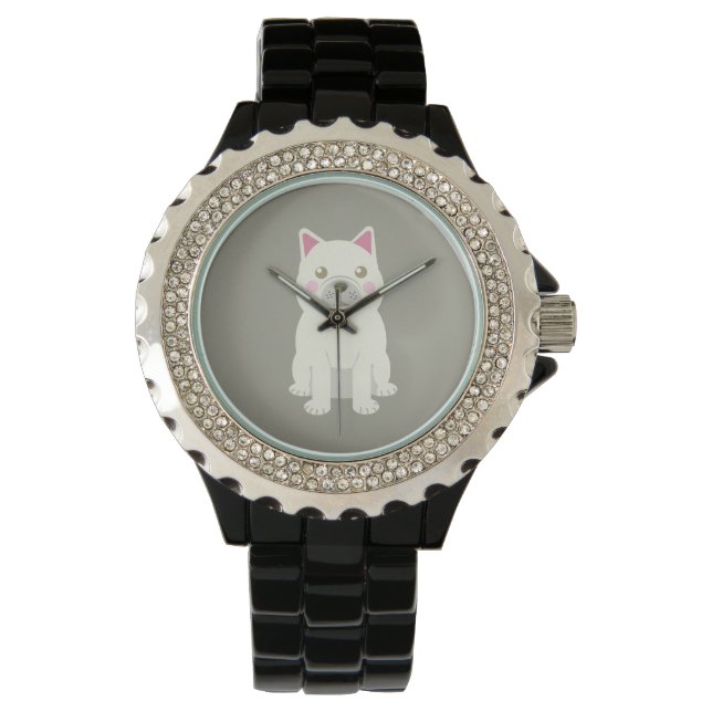 Montre Cute Cheeks French Bulldog (devant)