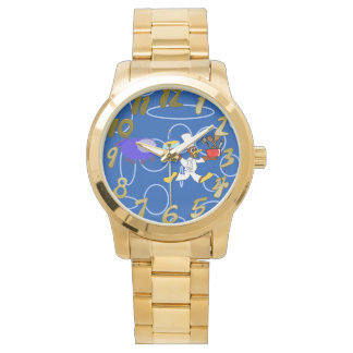 Montre Cute Chef Ducky Kazoo Blue Cercles