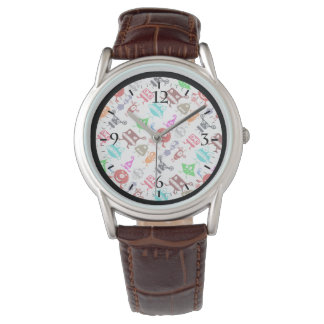 Montre Cute colorful funny monsters patterns