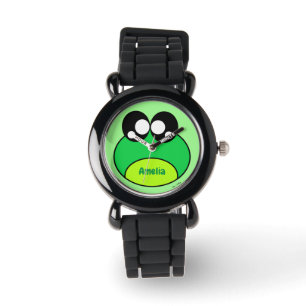 Montre Cute de grenouille verte Kawaii