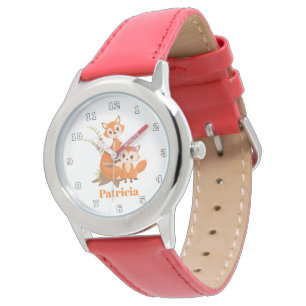 Montre Cute Fox ajouter nom filles
