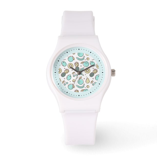 Montre Cute Fruit Motif Summery Thème (Recto)