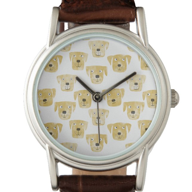 Montre Cute Golden Labrador Retriever Chien (Golden Labrador Retriever Dog watch)