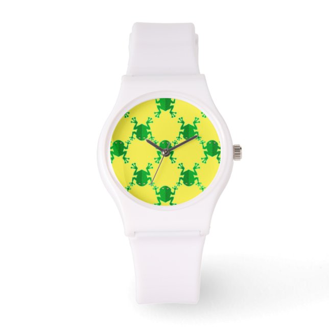 Montre Cute grenouille cartonnée (Recto)