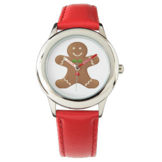 Montre Cute homme classique en pain d'épices
