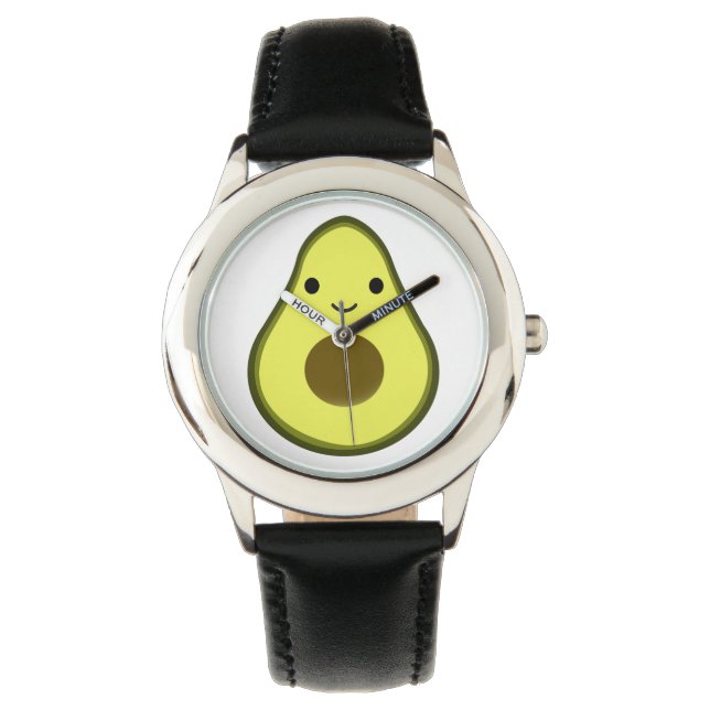 Montre Cute Kawaii Avocado (devant)