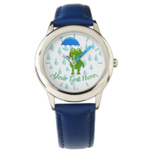 Montre Cute Kawaii Grenouille et pluie