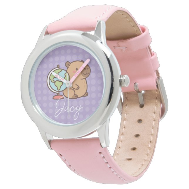 Montre Cute Kids Capybara School (Incliné)