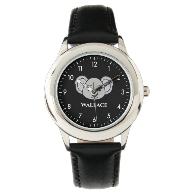 Montre Cute Koala Personnalisé Nom Personnalisé Unique Ga (devant)