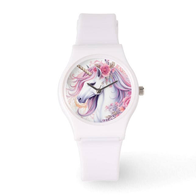Montre Cute Magique Unicorne (Recto)